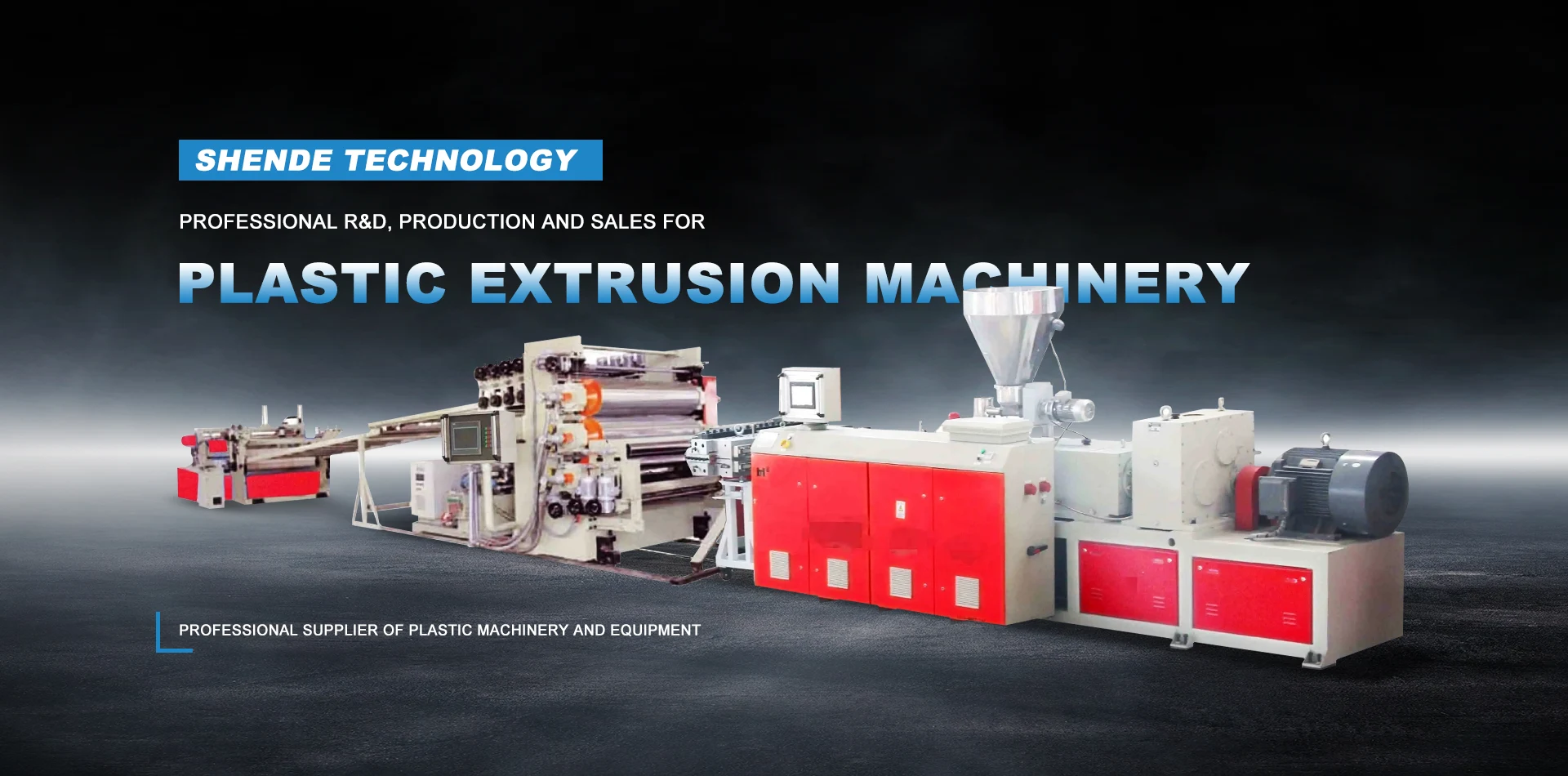 China Plastik -Extrusionsmaschinerie