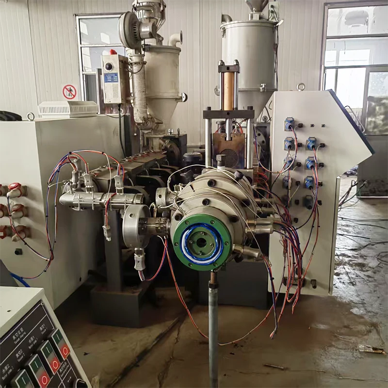 Jwell Second-Hand HDPE 110 mm dreischichtige Rohrproduktionsmaschine